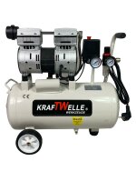 Kraftwelle Fl&uuml;ster-Kompressor &Ouml;lfrei 750 Watt 8...